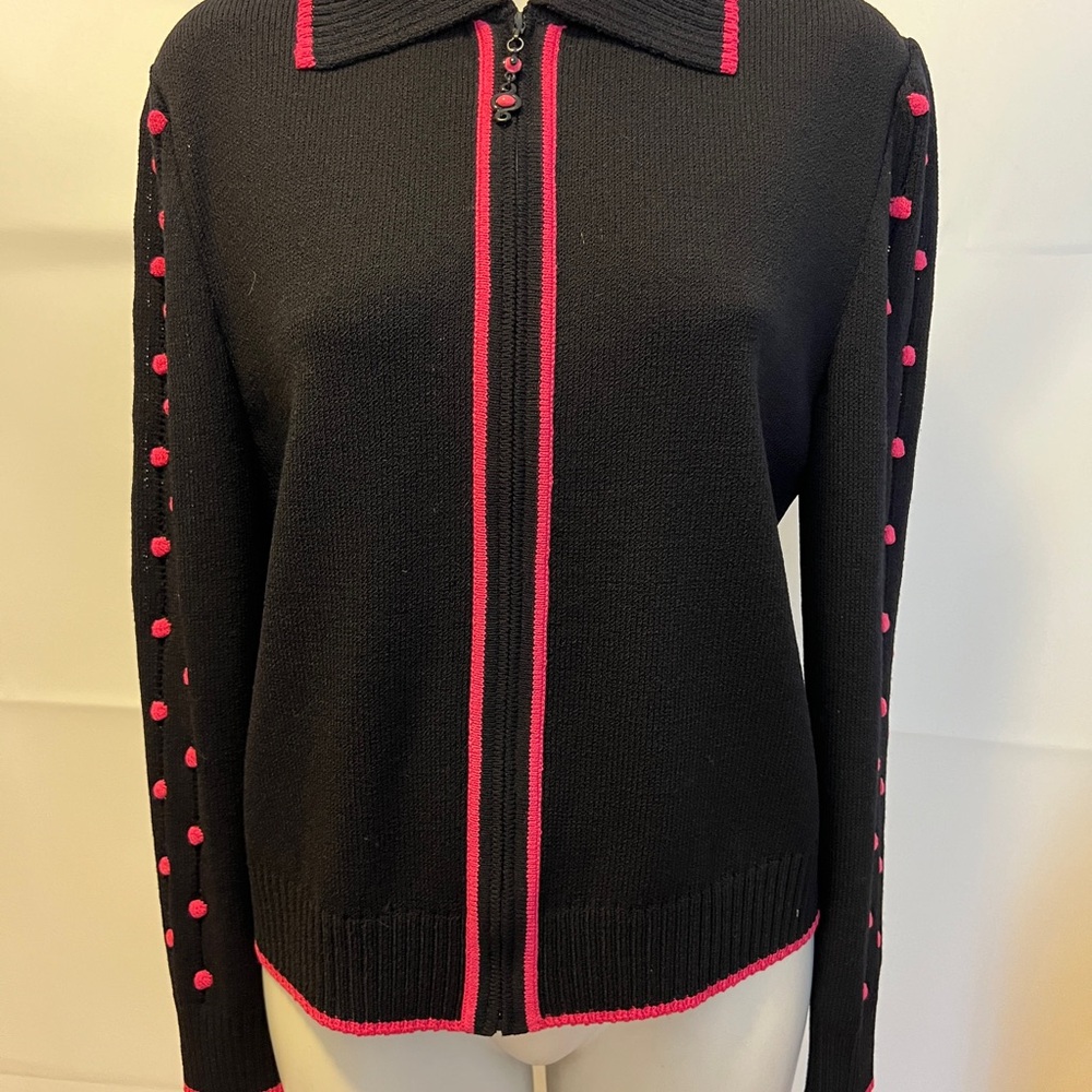 St. John Black Knit Sweater